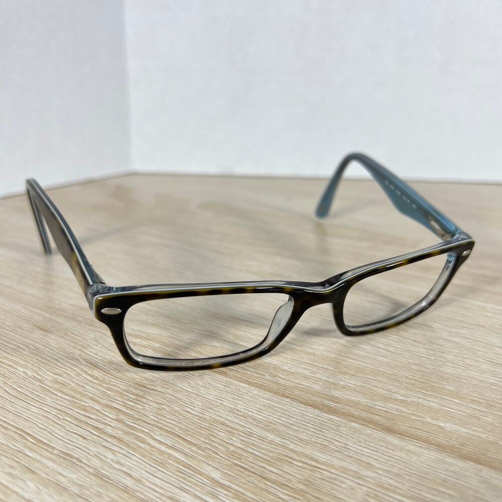 Ray-Ban RB5206 5023 Tortoise Blue Rectangle READ DESC Eyeglasses 52-18-140